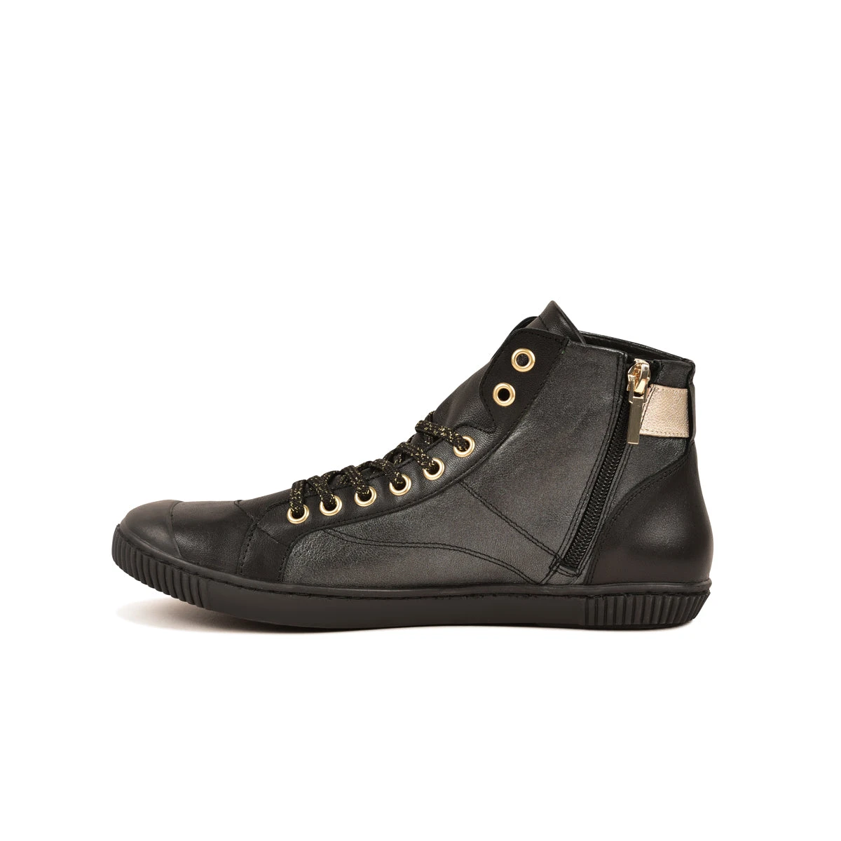 Pataugas BANJOU LATSA/MIX F4H NOIR/DORÉ – Image 4